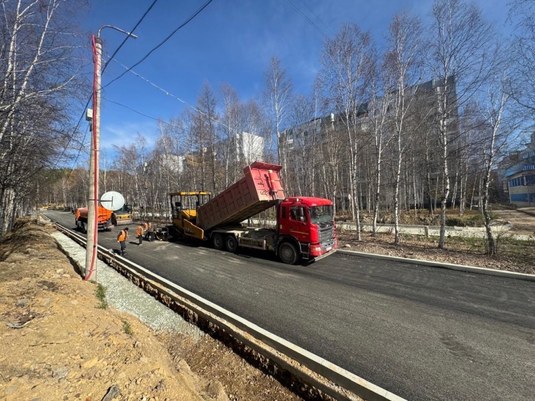 Укладка асфальта