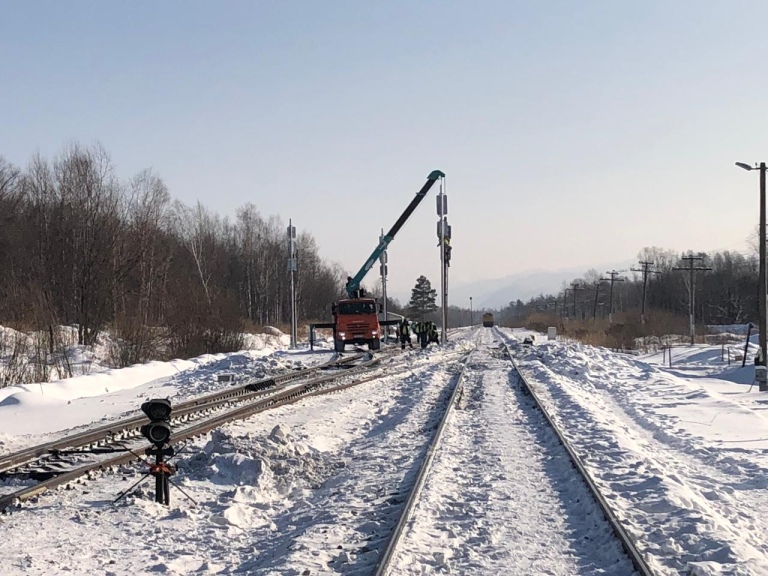 Работы на жд путях