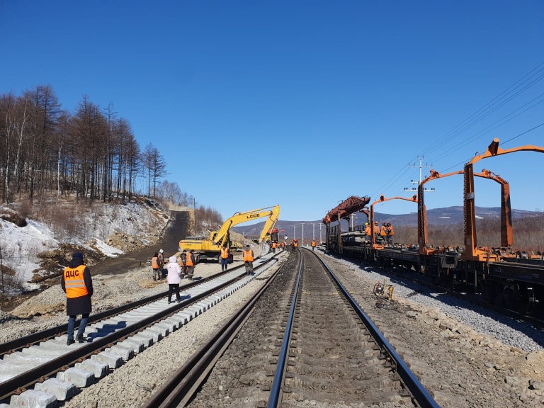 Второй путь длиной более 9 километров на перегоне Усть-Орочи – Чепсары