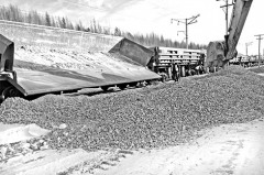 192 вагона щебня потребовалось для строительства новых путей на станции Улак