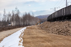 Стабилизация земляного полотна под железной дорогой в условиях вечной мерзлоты